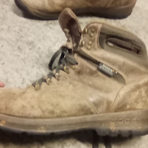 Bogs waterproof men's brown leather boots size 13 - Picture 2 of 13